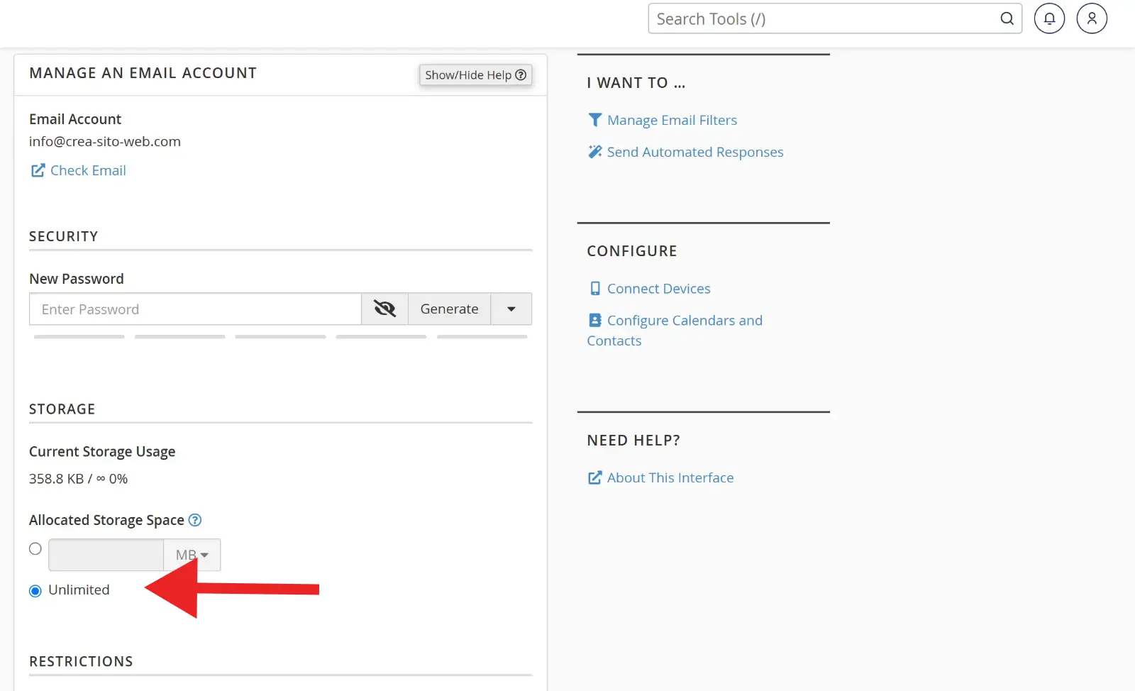 Come ottenere la tua webmail gratuita tramite cPanel webmail