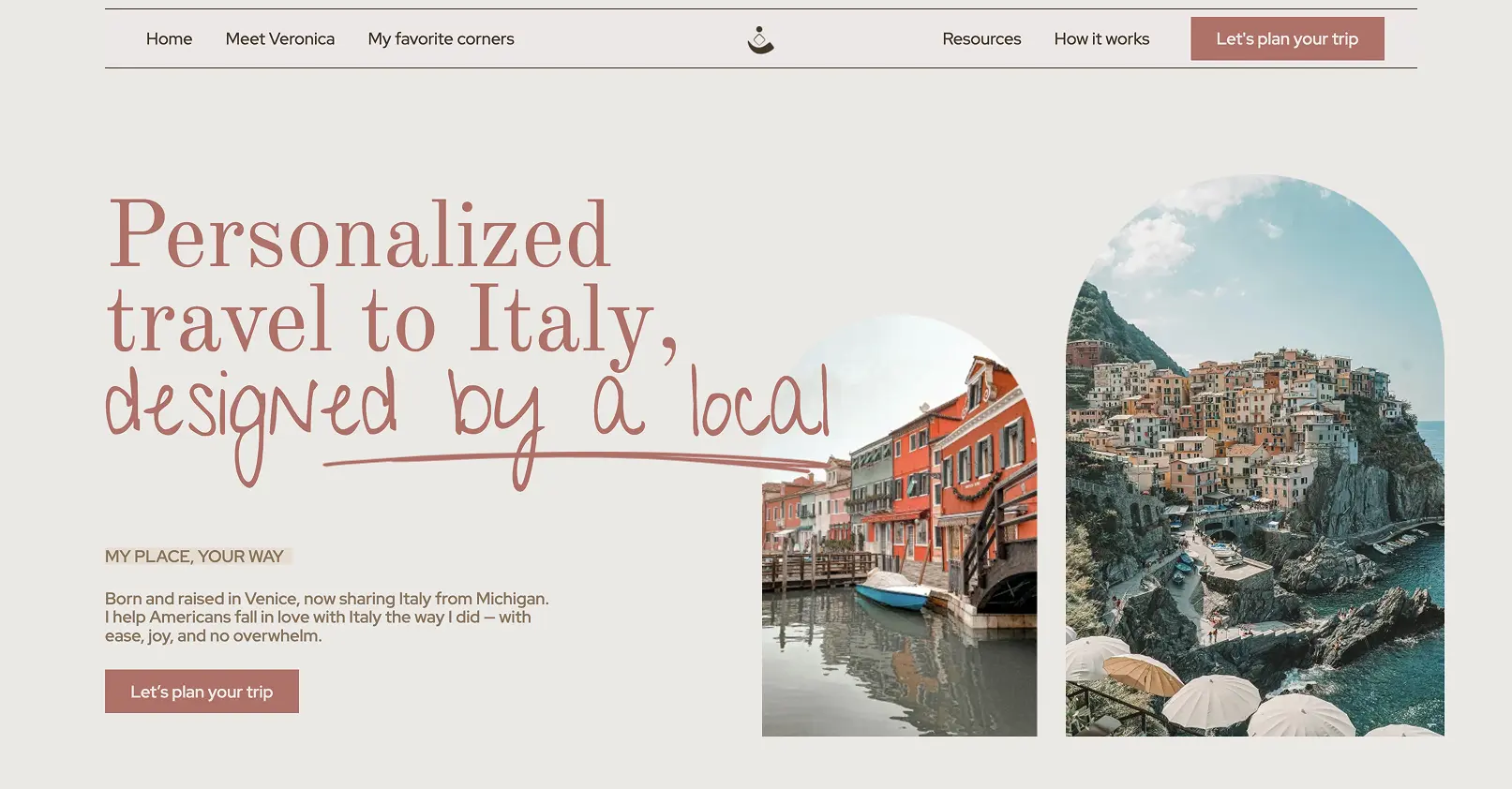 Tipologie di header sito web — full width, centrato, asimmetrico, minimal